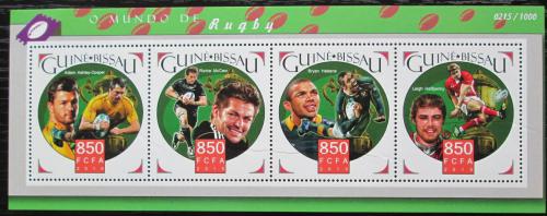 Poštovní známky Guinea-Bissau 2015 Rugby Mi# 8381-84 Kat 13€