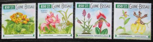 Poštovní známky Guinea-Bissau 2015 Orchideje Mi# 8049-52 Kat 12€