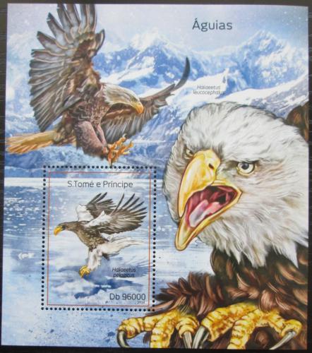 Poštovní známka Svatý Tomáš 2014 Orli Mi# Block 979 Kat 10€
