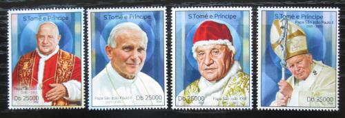 Poštovní známky Svatý Tomáš 2014 Papež Jan Pavel II. Mi# 5644-47 Kat 10€