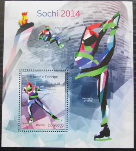 Poštovní známka Svatý Tomáš 2014 ZOH Soèi Mi# Block 989 Kat 10€