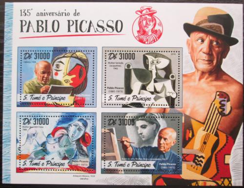 Poštovní známky Svatý Tomáš 2016 Umìní, Pablo Picasso Mi# 6946-49 Kat 12€ 