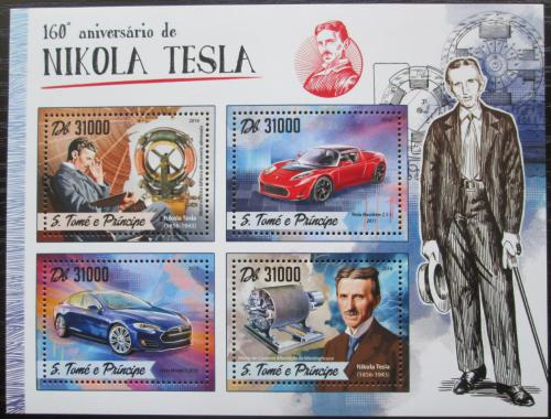 Potovn znmky Svat Tom 2016 Nikola Tesla Mi# 6951-54 Kat 12