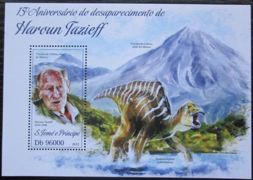 Poštovní známka Svatý Tomáš 2013 Haroun Tazieff, vulkanolog Mi# Block 924 Kat 10€