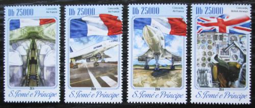 Poštovní známky Svatý Tomáš 2014 Concorde Mi# 5925-28 Kat 10€
