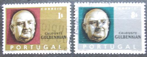 Poštovní známky Portugalsko 1965 Calouste Gulbenkian, ropný magnát Mi# 985-86