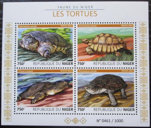Poštovní známky Niger 2015 Želvy Mi# 3763-66 Kat 12€