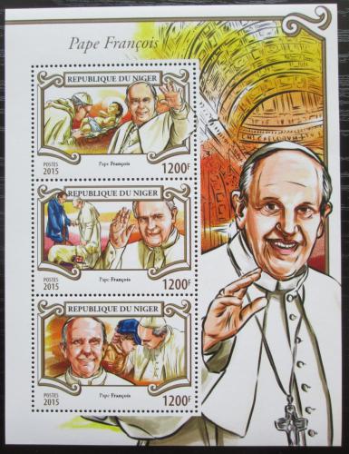 Poštovní známky Niger 2015 Papež František Mi# 3614-16 Kat 14€