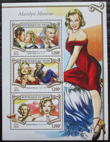 Poštovní známky Niger 2015 Marily Monroe Mi# 3606-08 Kat 14€