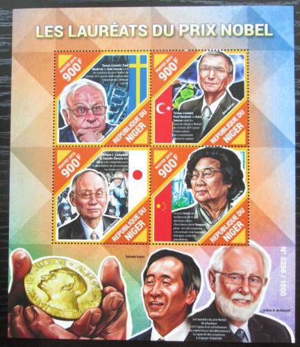 Poštovní známky Niger 2015 Laureáti Nobelovy ceny Mi# 3942-45 Kat 14€