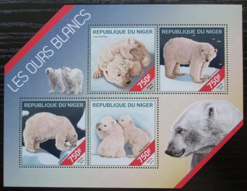 Poštovní známky Niger 2014 Lední medvìdi Mi# 2835-38 Kat 12€