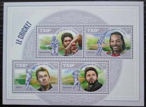 Poštovní známky Niger 2014 Kriket Mi# 3090-93 Kat 12€