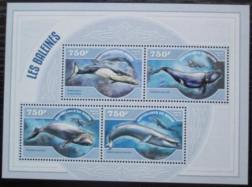 Poštovní známky Niger 2014 Velryby Mi# 3075-78 Kat 12€