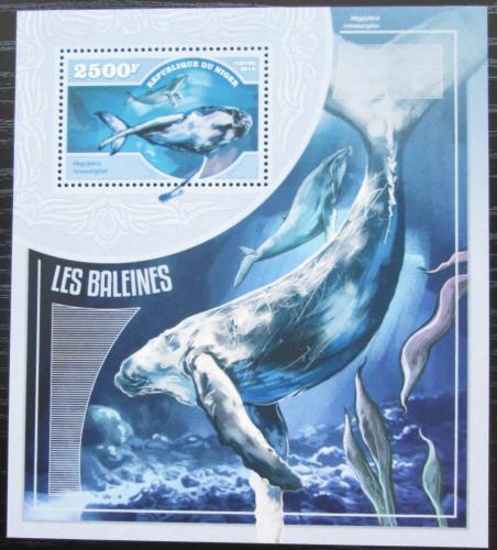 Poštovní známka Niger 2014 Velryby Mi# Block 359 Kat 10€