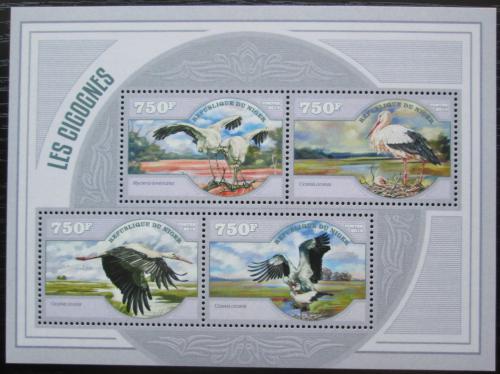 Poštovní známky Niger 2014 Èápi Mi# 3050-53 Kat 12€