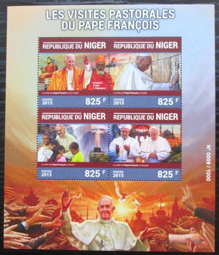 Poštovní známky Niger 2015 Papež František Mi# 3962-65 Kat 13€