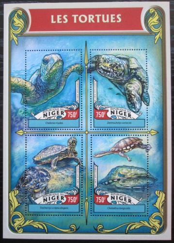 Poštovní známky Niger 2016 Želvy Mi# 4232-35 Kat 12€