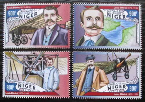 Poštovní známky Niger 2016 Louis Blériot Mi# 4032-35 Kat 14€