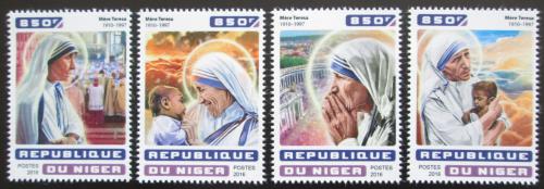 Poštovní známky Niger 2016 Matka Tereza Mi# 4652-55 Kat 13€