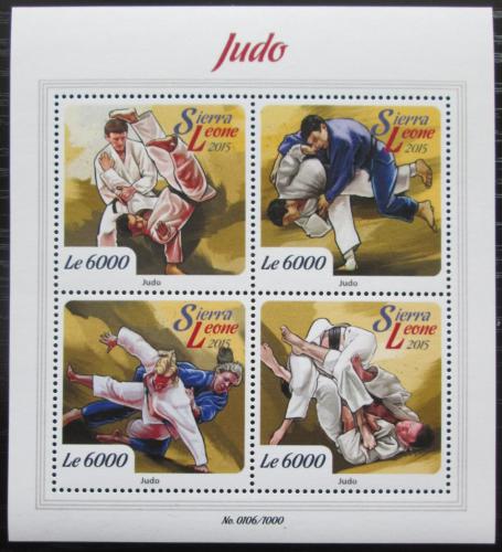 Poštovní známky Sierra Leone 2015 Judo Mi# 6738-41 Kat 11€