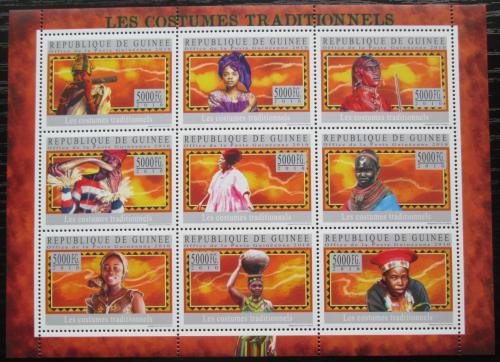 Poštovní známky Guinea 2010 Africké tradièní kostýmy Mi# 7309-17 Kat 18€