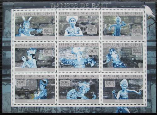 Poštovní známky Guinea 2010 Balijský tanec Mi# 7269-77 Kat 18€