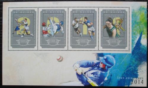 Poštovní známky Guinea 2014 Asijské sportovní hry Mi# 10882-85 Kat 20€