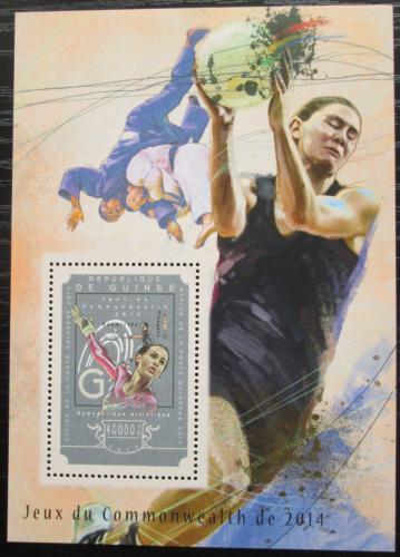 Poštovní známka Guinea 2014 Hry Commonwealthu Mi# Block 2473 Kat 16€
