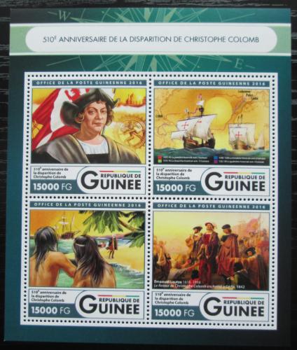 Poštovní známky Guinea 2016 Kryštof Kolumbus Mi# 12076-79 Kat 24€