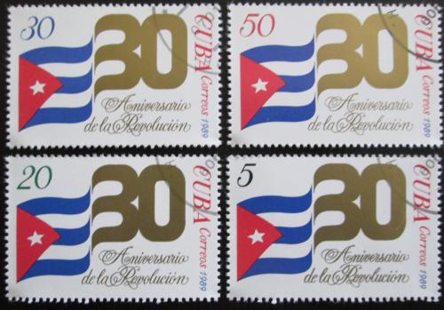 Potovn znmky Kuba 1989 Vro revoluce Mi# 3253-56 - zvtit obrzek