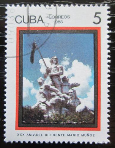 Potovn znmka Kuba 1988 Pamtnk Mario-Muoz Mi# 3164