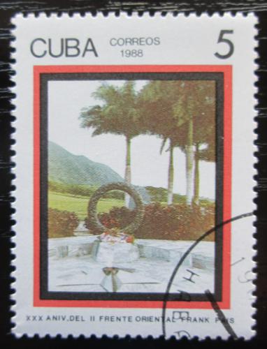 Potovn znmka Kuba 1988 Pamtnk Frank-Pas Mi# 3165 - zvtit obrzek