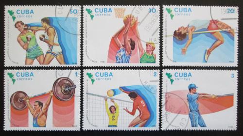 Potovn znmky Kuba 1983 Pan-americk hry Mi# 2747-52