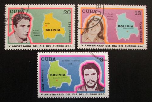 Potovn znmky Kuba 1972 Guerrilla, Che Guevara Mi# 1813-15 - zvtit obrzek