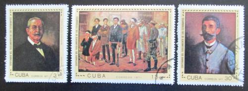 Potovn znmky Kuba 1971 Umn Mi# 1730-32 - zvtit obrzek