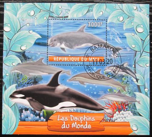 Poštovní známka Mali 2020 Delfíni Mi# N/N