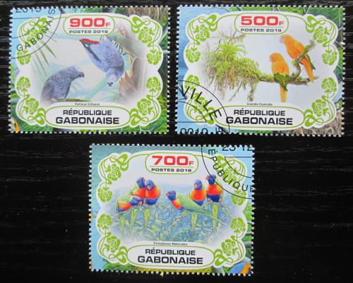 Poštovní známky Gabon 2019 Papoušci Mi# N/N