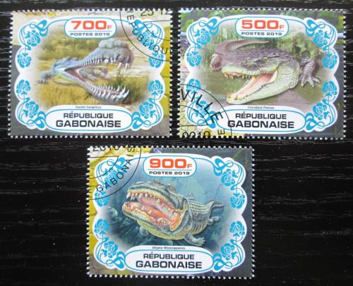 Poštovní známky Gabon 2019 Krokodýli Mi# N/N