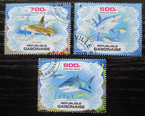 Poštovní známky Gabon 2019 Žraloci Mi# N/N