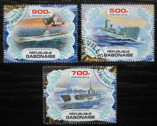 Potovn znmky Gabon 2019 Ponorky Mi# N/N - zvtit obrzek