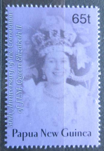 Poštovní známka Papua Nová Guinea 2003 Královna Alžbìta II. Mi# 977