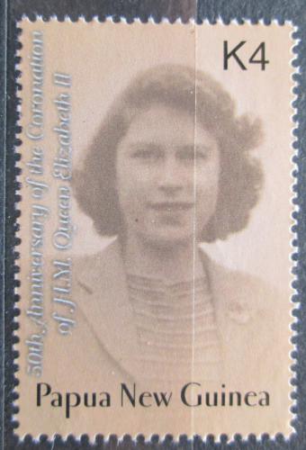 Poštovní známka Papua Nová Guinea 2003 Královna Alžbìta II. Mi# 981