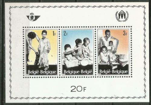 Poštovní známky Belgie 1967 Pomoc uprchlíkùm Mi# Block 37