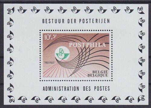 Poštovní známka Belgie 1967 Výstava Postphila Mi# Block 38