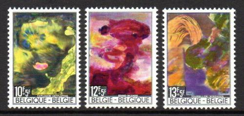 Poštovní známky Belgie 1968 Katastrofy, Pol Mara Mi# 1518-20