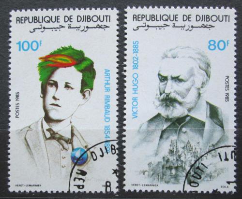 Poštovní známky Džibutsko 1985 Spisovatelé Mi# 443-44