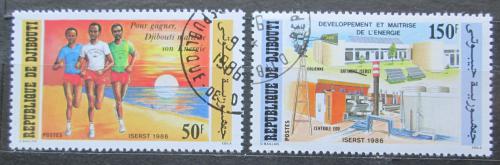 Poštovní známky Džibutsko 1986 Rozvoj solární techniky Mi# 463-64