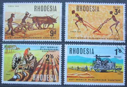Potovn znmky Rhodsie, Zimbabwe 1968 Farmstv Mi# 70-73 - zvtit obrzek