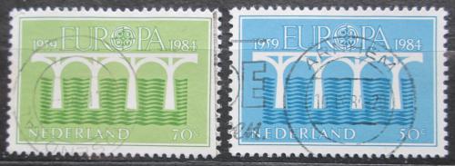 Poštovní známky Nizozemí 1984 Evropa CEPT, most Mi# 1251-52
