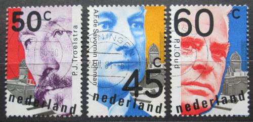 Potovn znmky Nizozem 1980 Politici Mi# 1151-53